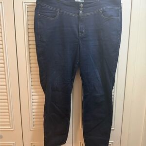Lane Bryant Dark Blue Straight Leg Jeans